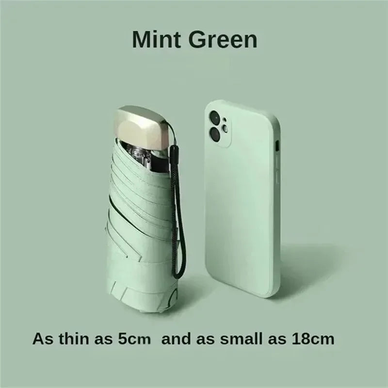 Mini UV Protection Pocket Parasol – Compact Folding Umbrella