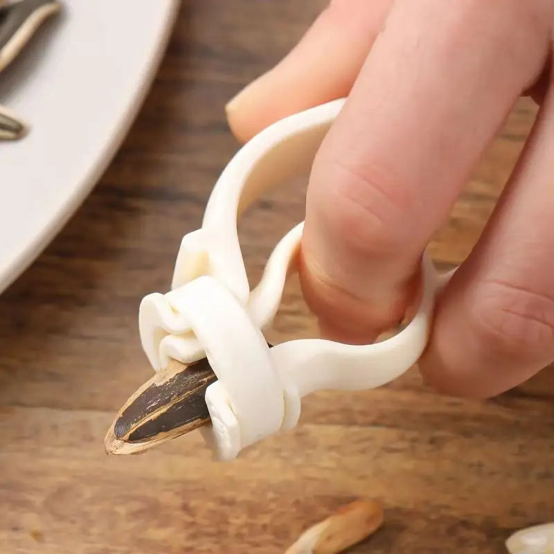 Finger Sunflower Seed Sheller – BPA-Free Seed Peeling Tool