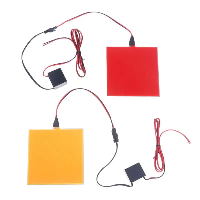 EL Flexible Electroluminescent Sheet 10x10cm Cuttable DIY 12V