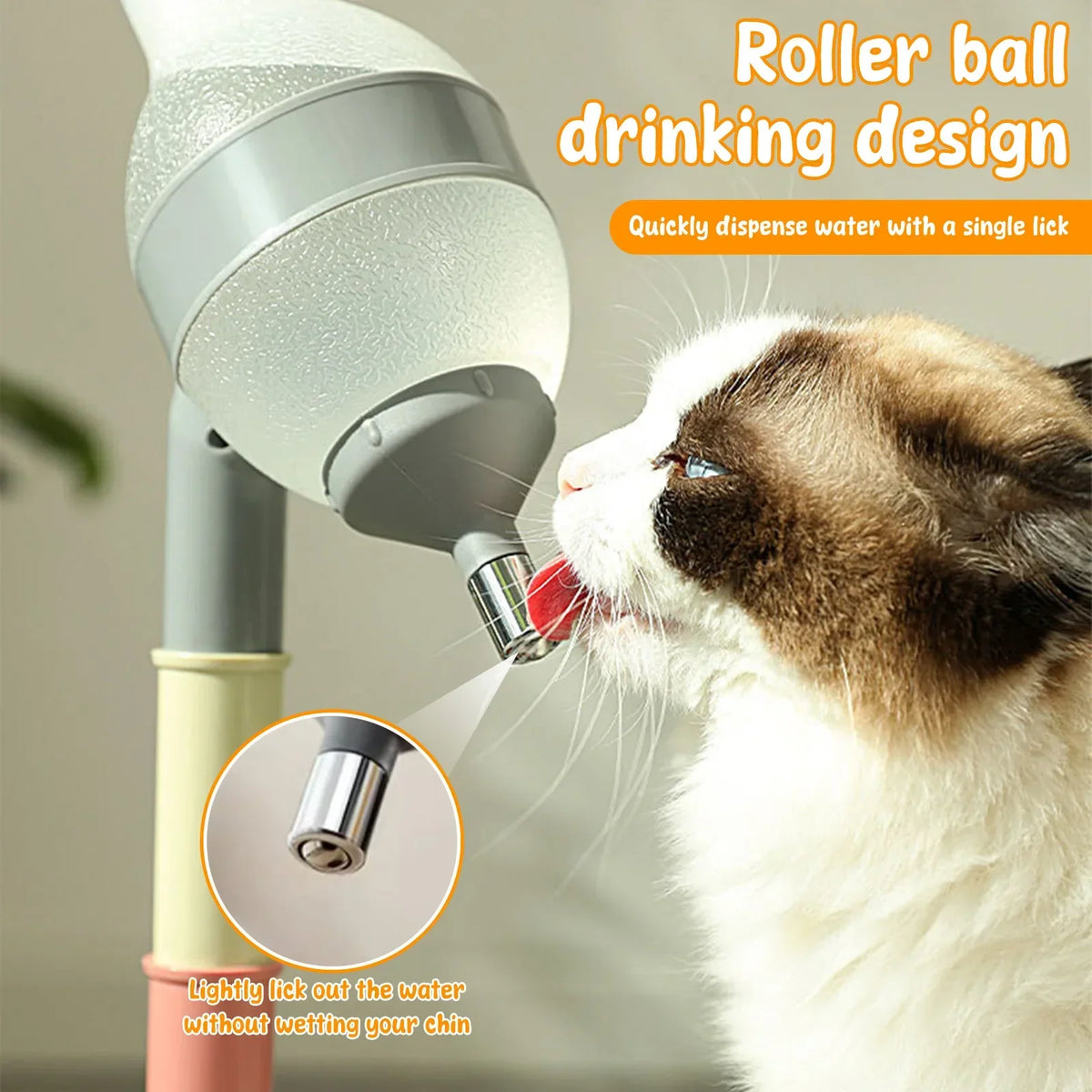 Standing Pet Water Dispenser – Adjustable Dog & Cat Bowl