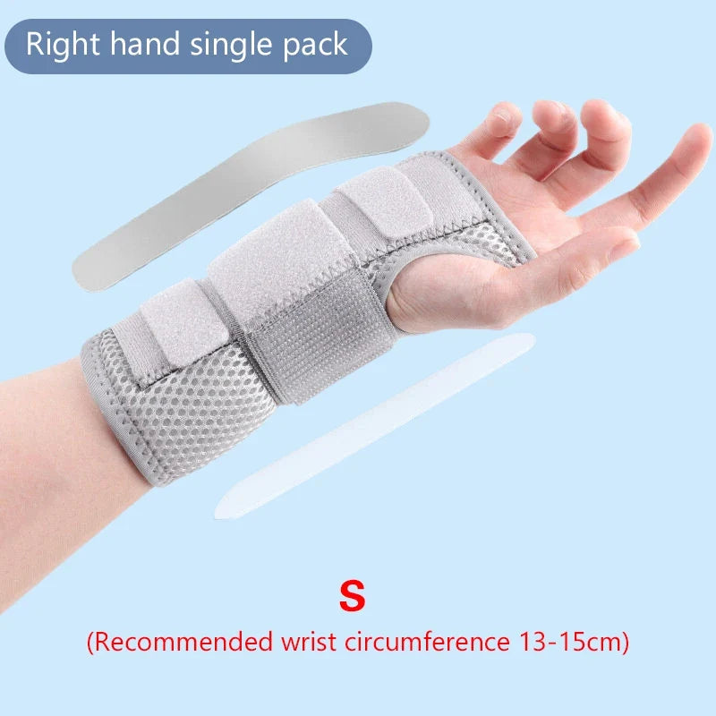 Adjustable Wrist Brace Dual Aluminum Splint – Right & Left