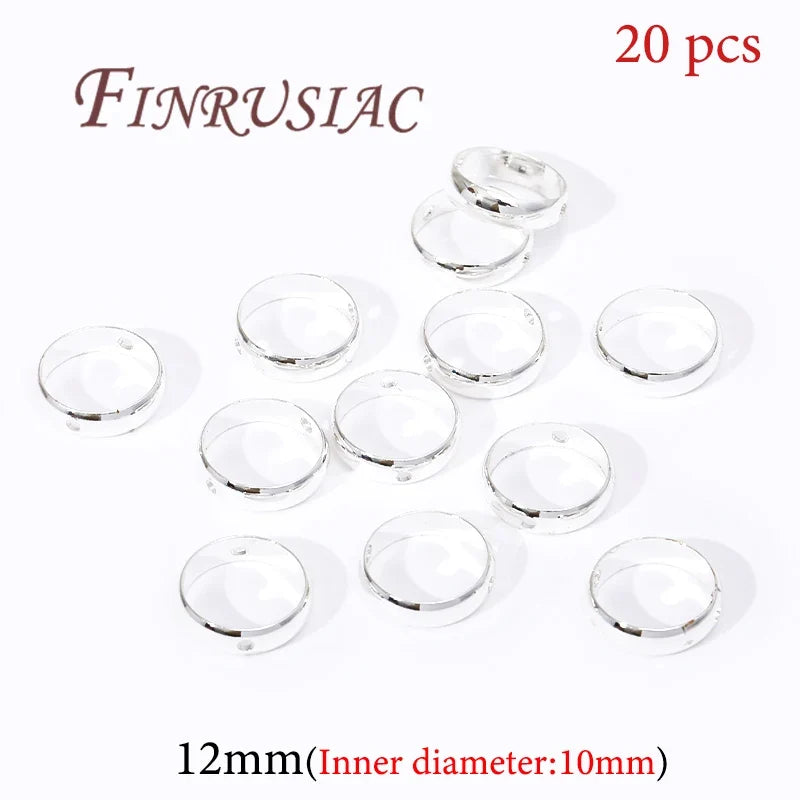 20Pcs 18K Gold Plated Bead Frames | DIY Jewelry Spacers