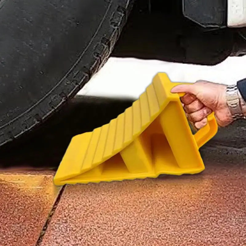 2-Pack RV Wheel Chocks – Anti-Slip Tire Stopper for Trucks