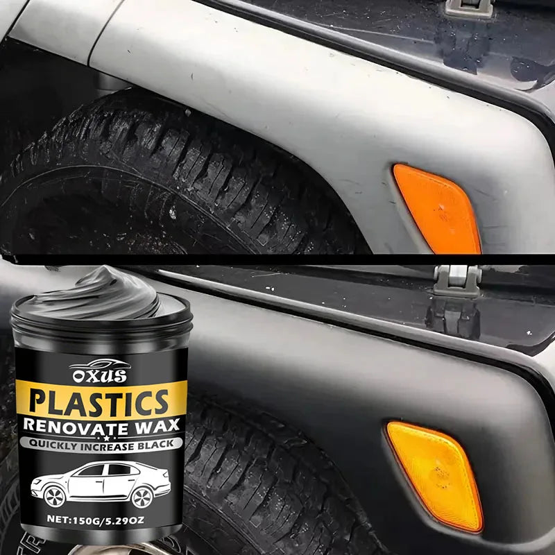 Black Crystal Plastic & Rubber Repair Paste – Car Scratch Polish