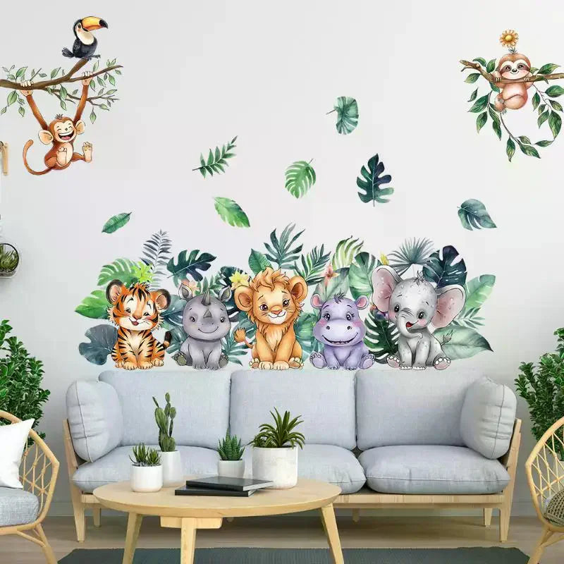 Forest Animals Kids Wall Stickers – Nursery Vinyl Decals