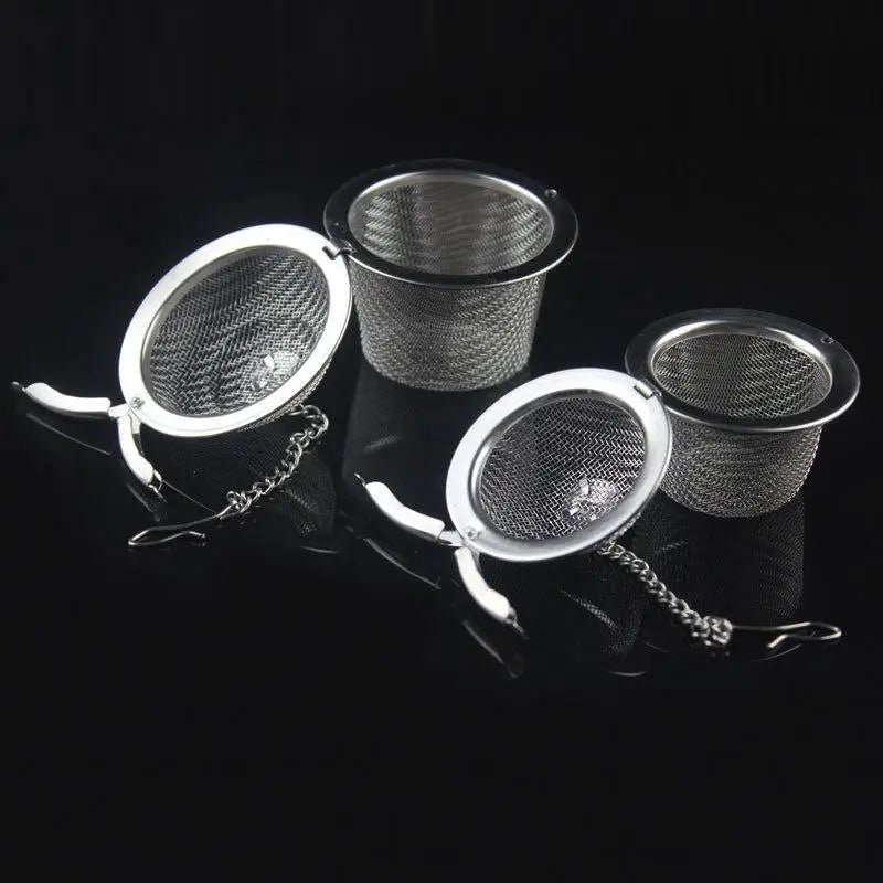 Stainless Steel Tea Ball Infuser & Spice Strainer with Chain