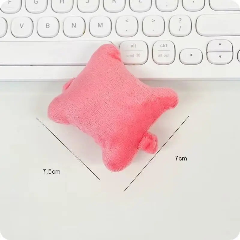 Soft Plush Wrist Support Cushion with Elastic Strap for Typing