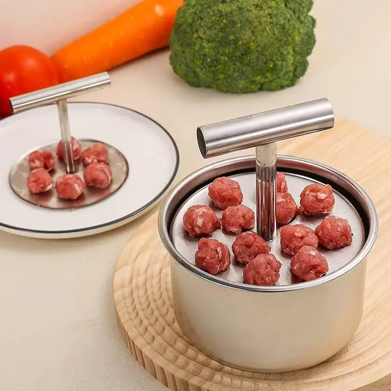 Stainless Steel Meatball Maker – Non-Slip, Dishwasher Safe