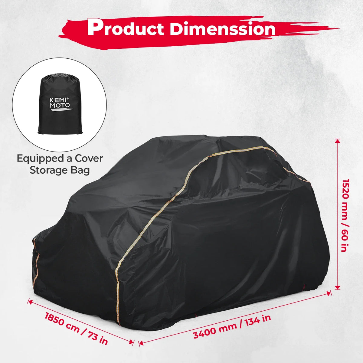 UTV Cover for Can-Am Maverick X3 2-Door 2017-2026 | KEMITOUR
