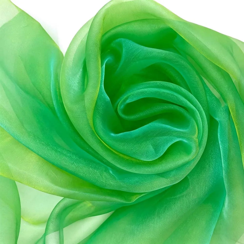 Two-Tone Gradient Organza Fabric 150x100cm – Soft Sheer Yarn