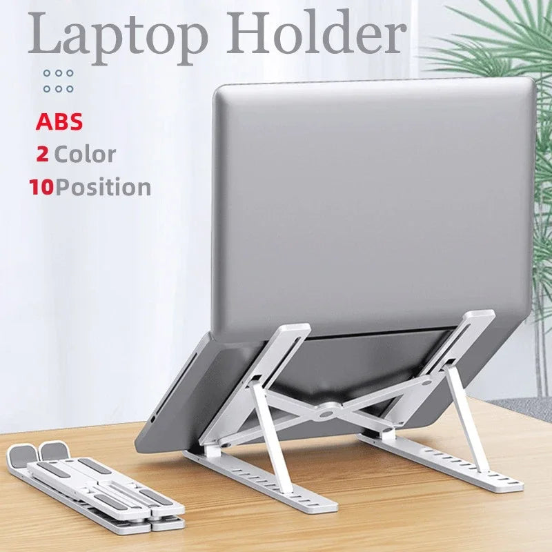 Foldable Adjustable Laptop Stand | ABS Portable Notebook Stand