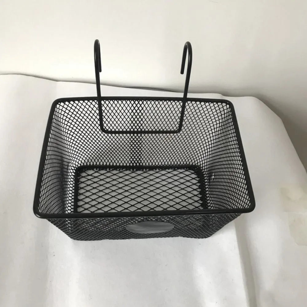 Metal Mesh Bike Front Handlebar Basket – Iron Storage Basket