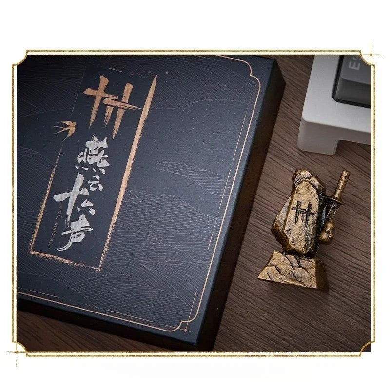Where Winds Meet Metal Keycaps – Martial Arts Desktop Ornament