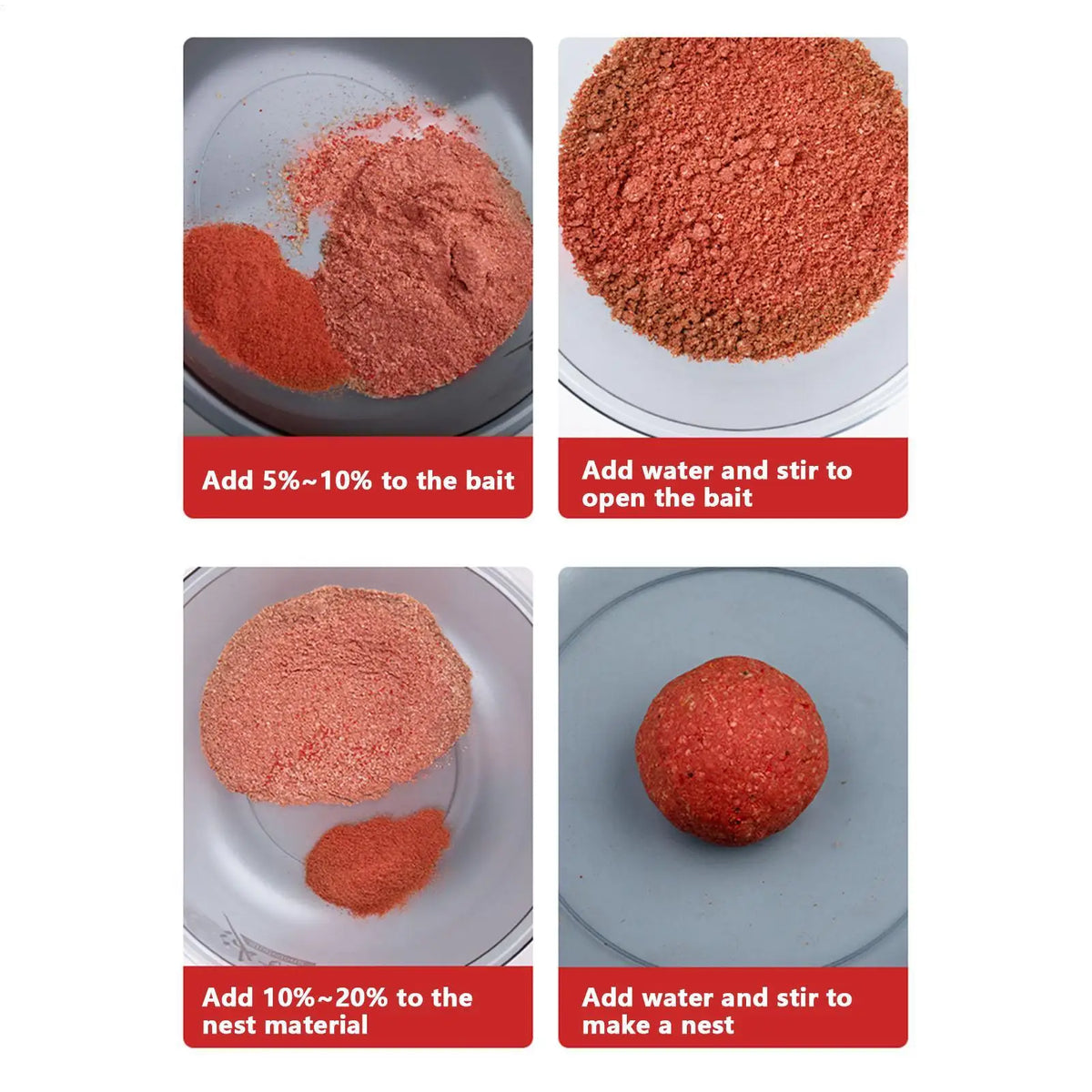 Red Worm Scent Powder – Concentrated Freshwater Fishing Attractant