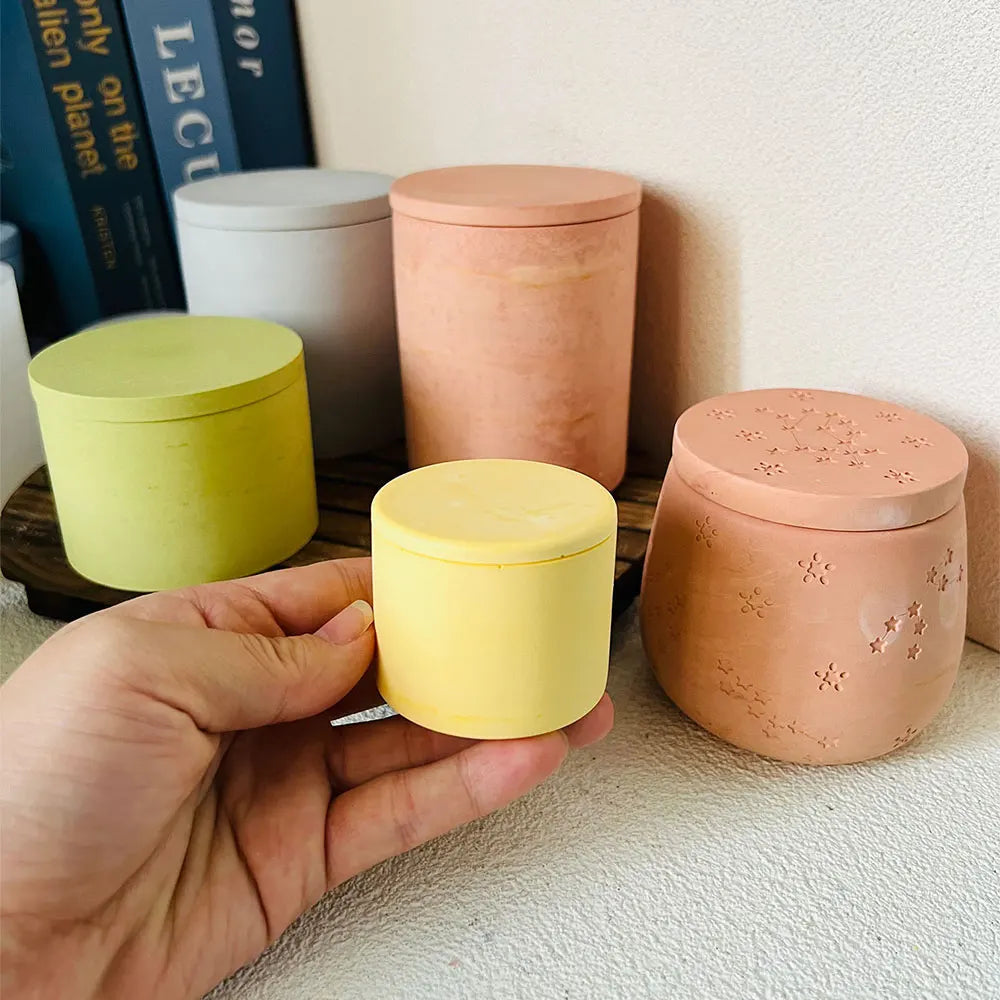 Silicone Lava Jar Mold – DIY Candle, Planter & Resin Casting