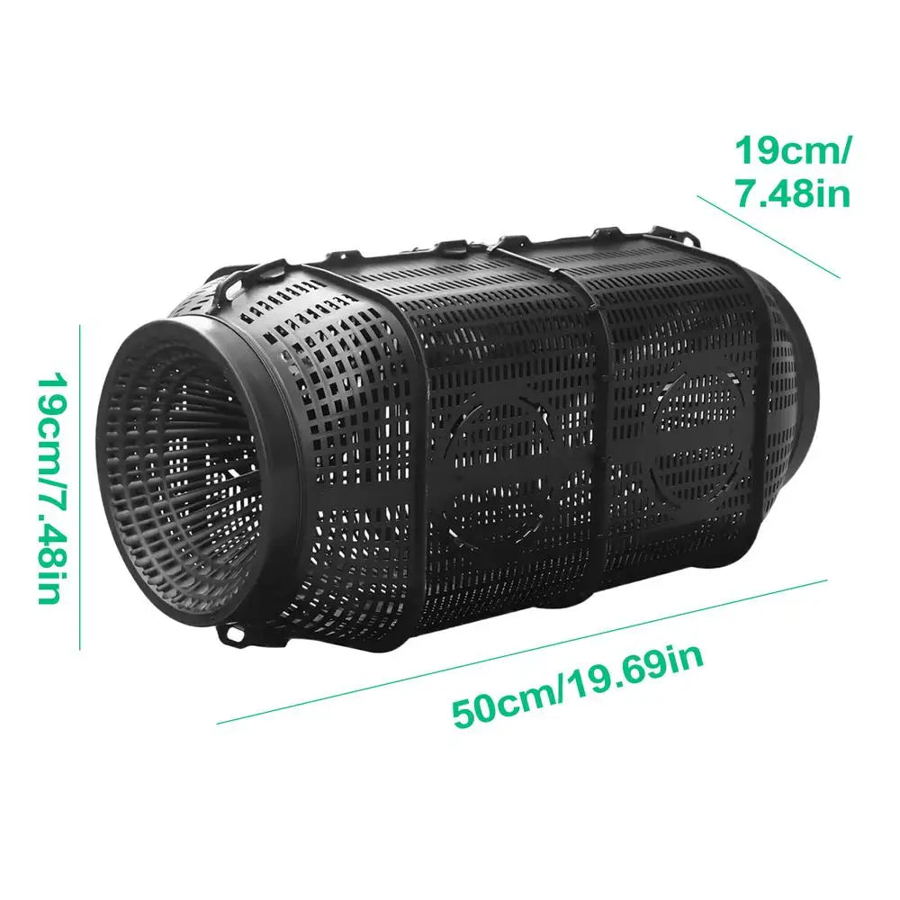 Portable Fish Trap Cage – Eel Shrimp Crab Crayfish Lobster