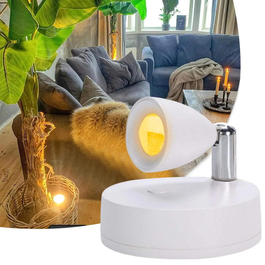 Wireless Rechargeable LED Spotlight with Remote Control