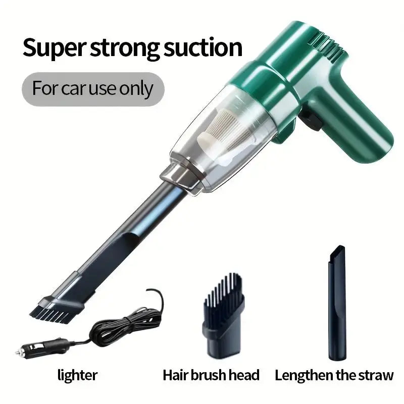 Portable Mini Handheld Vacuum Cleaner – 12V Car & Home