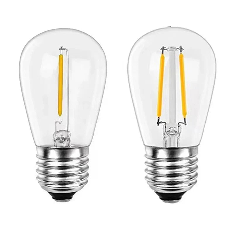 S14 LED Bulb E26/E27 Warm White Shatterproof String Light Bulb