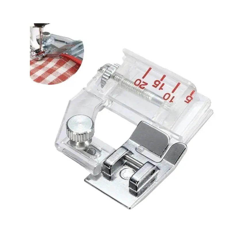 Adjustable Bias Tape Binding Presser Foot – 5–20mm Width