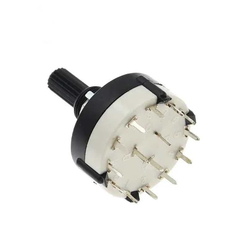 RS26 Rotary Band Selector Switch 1-4 Pole 3-12 Position PCB Mount
