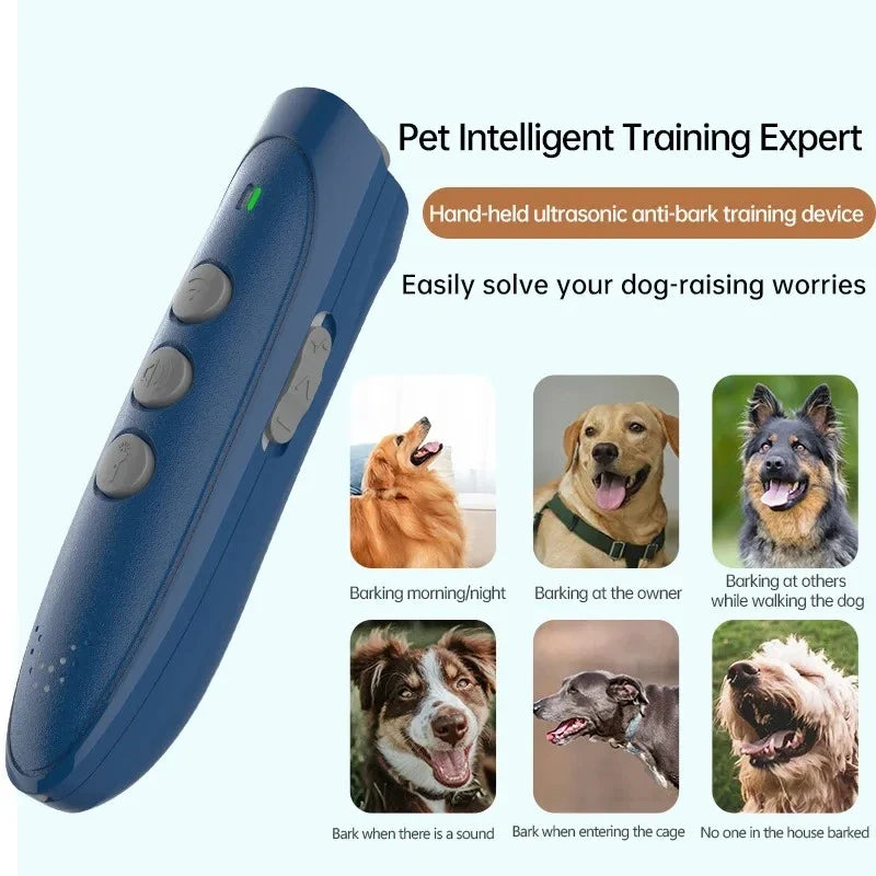 Ultrasonic Dog Bark Training Device | Handheld with LED