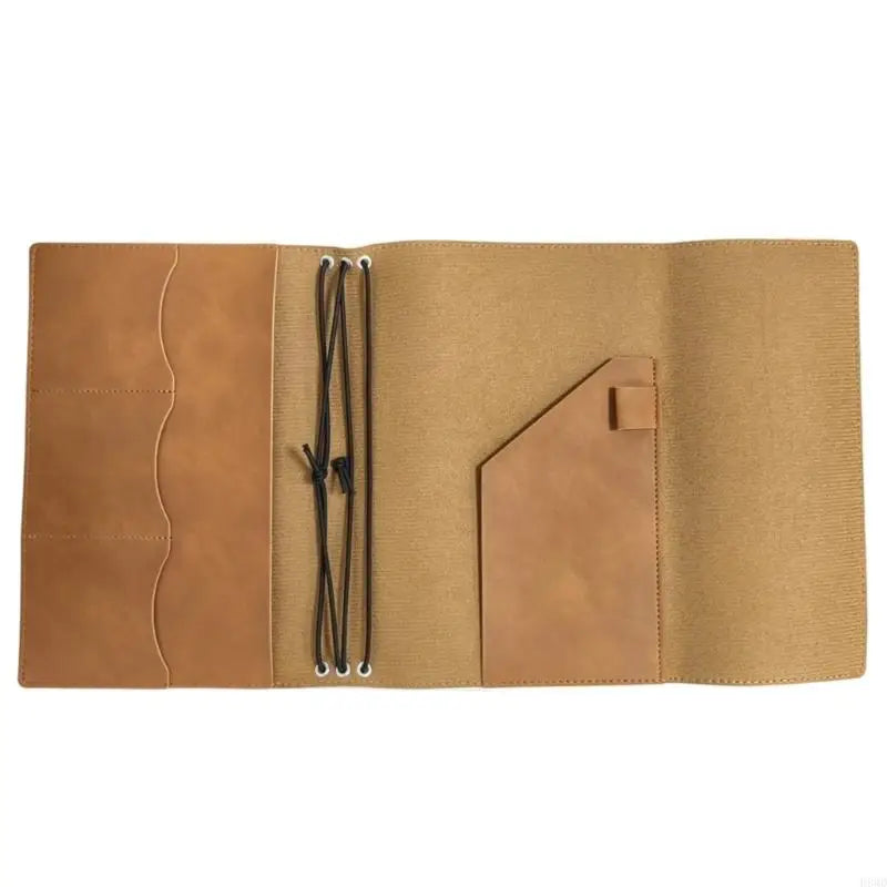 PU Leather Refillable Journal Cover | Pen Loop & Pockets