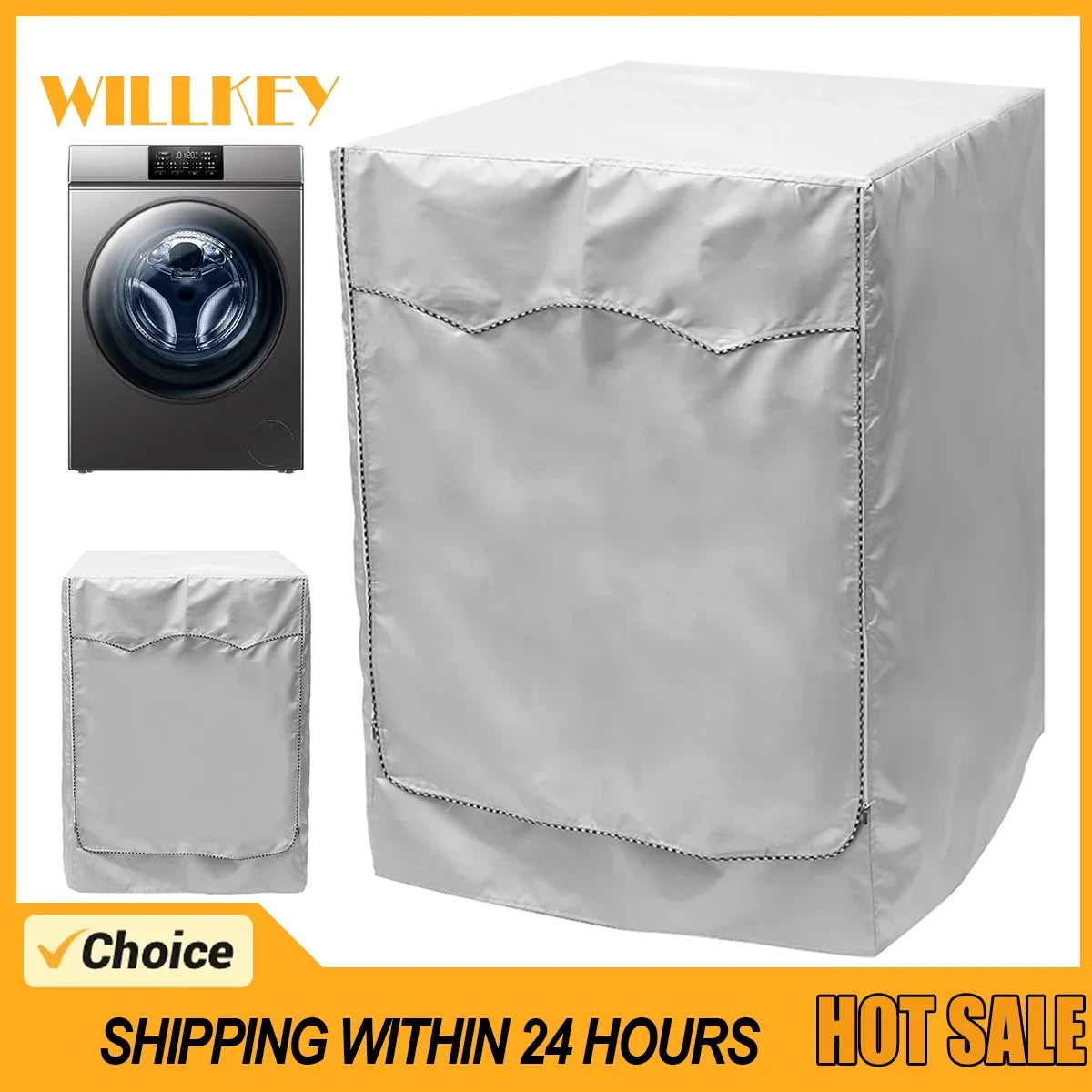 Waterproof Washing Machine Cover – 210D Oxford Cloth