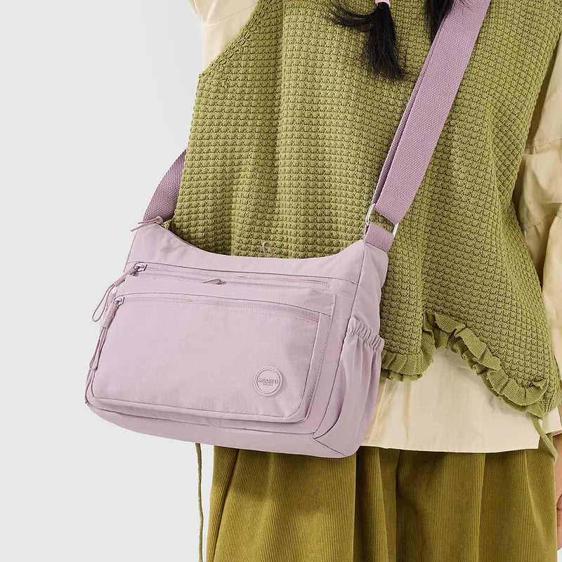 Nixie Oxford Canvas Crossbody Bag – Large Capacity Shoulder Bag