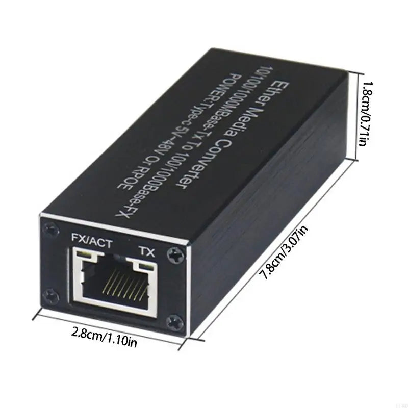 USB-C SFP Fiber Media Converter | 1.25G Gigabit Networking