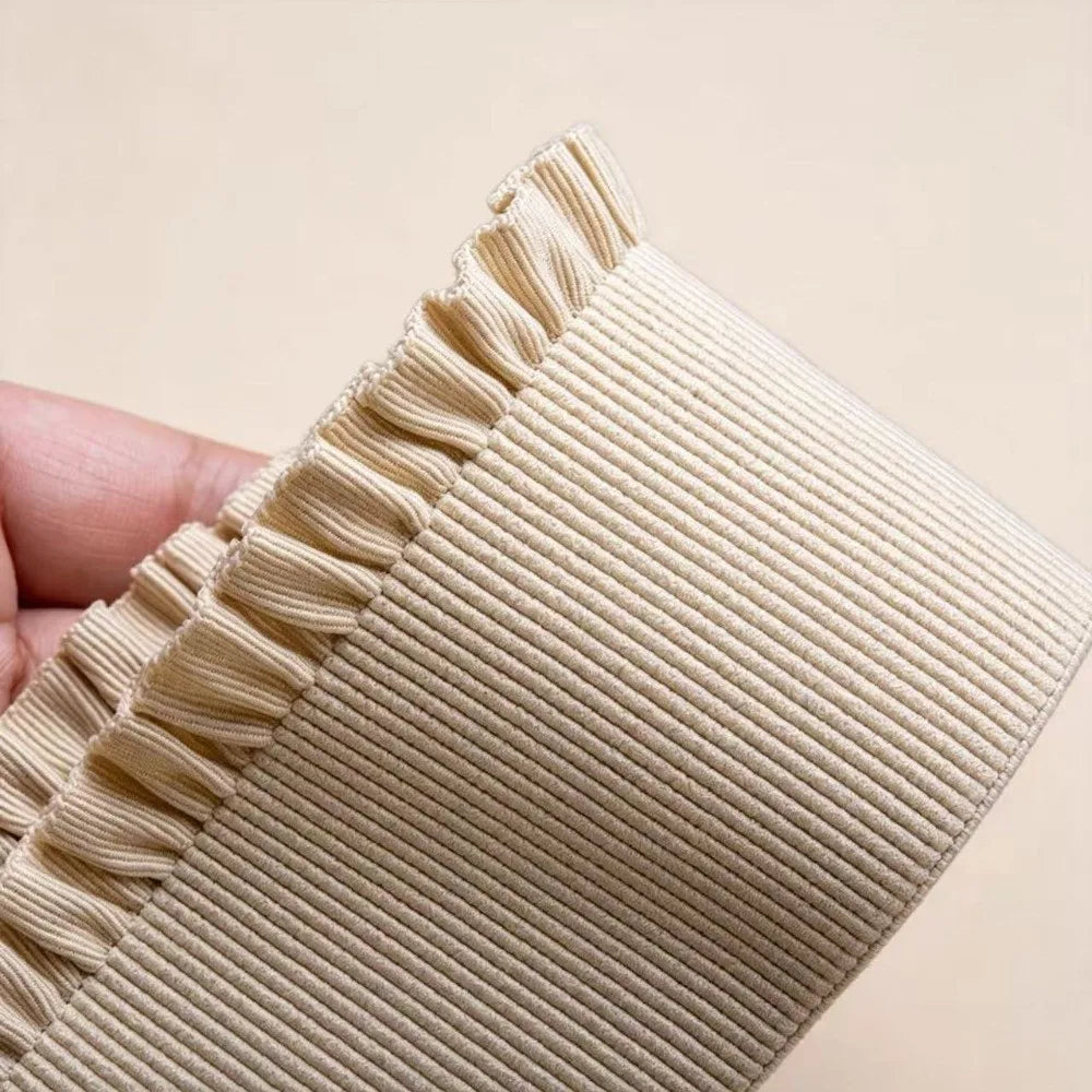 Wide Ruffle Elastic Band 1 Yard – DIY Waistband Sewing Trim