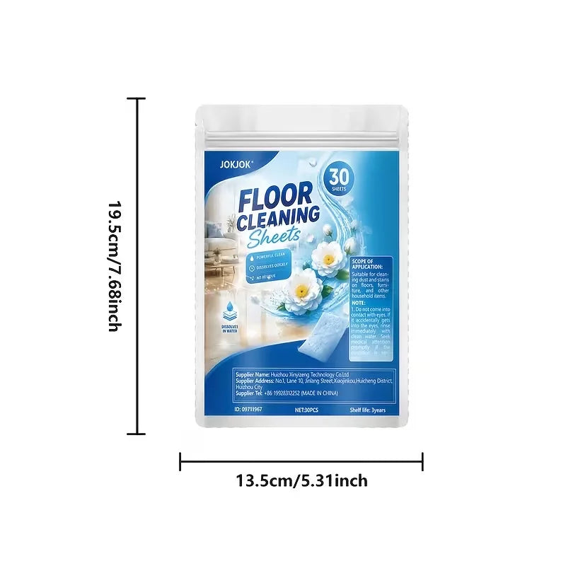 JOKJOK 30-Pack Concentrated Floor Cleaning Wipes – Hardwood