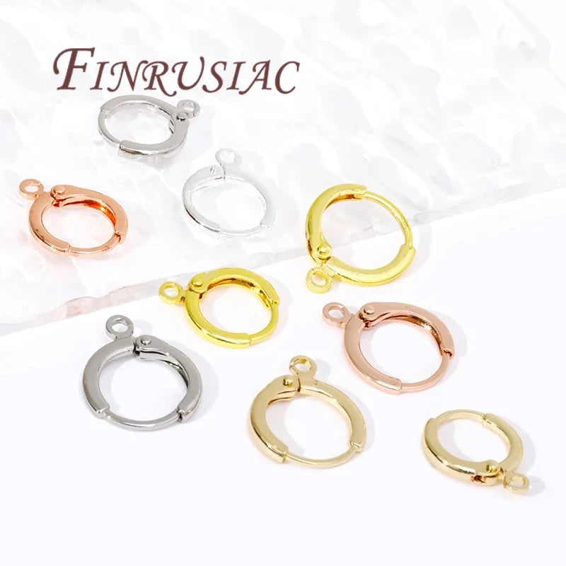 Gold Plated Hypoallergenic Earring Hooks 10pcs – DIY Jewelry