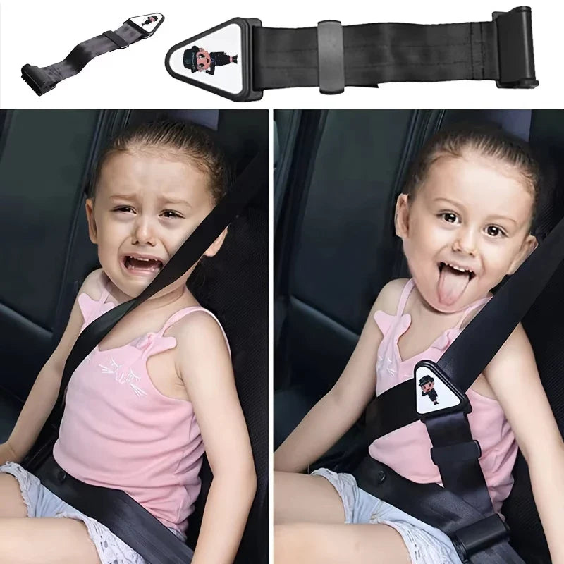Child Car Seat Belt Adjuster – Safe, Comfy Neck Guard
