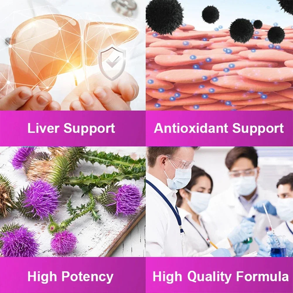 Liver Cleanse & Detox Supplement with Milk Thistle | Taoters
