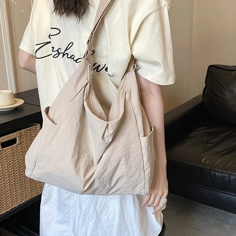 Convertible Nylon Crossbody Backpack & Sling Bag for Women