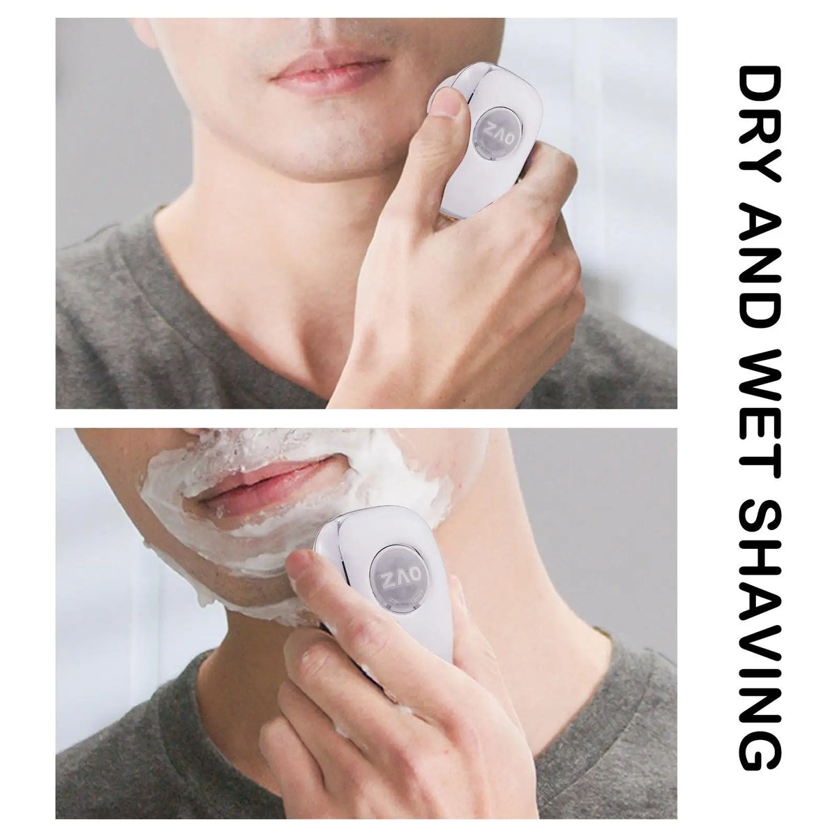 Portable Mini Rotary Electric Shaver – USB Rechargeable Wet Dry