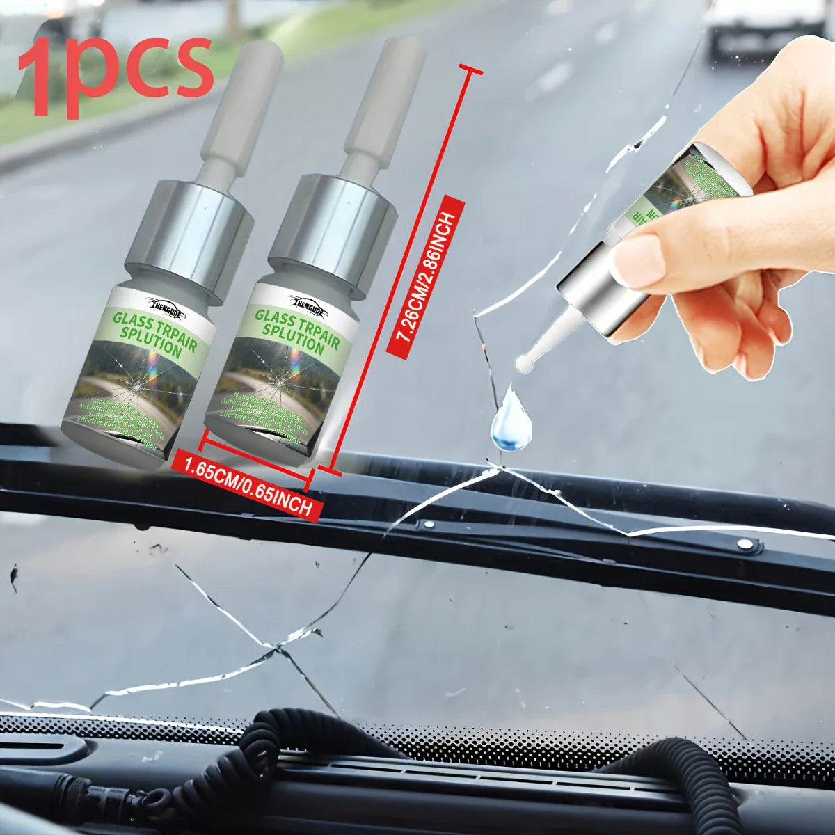 Windshield Crack & Scratch Repair Kit – Auto Glass Fluid