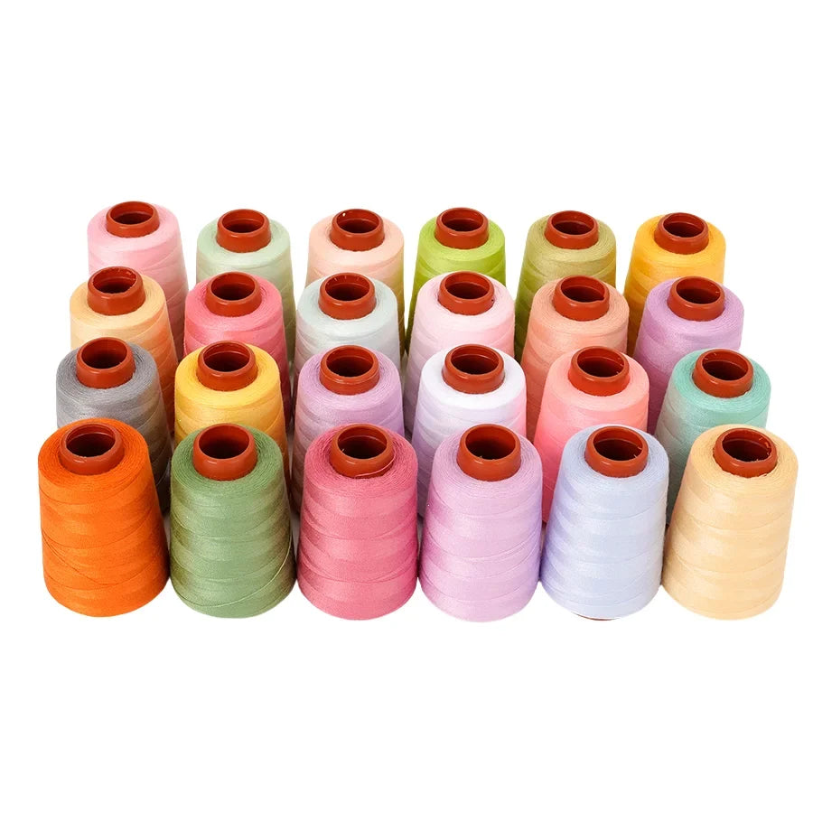 6 Rolls 402 Polyester Cone Thread 800 Yds – Heavy Duty