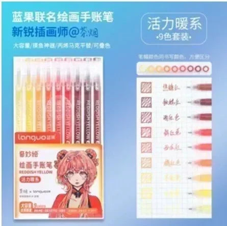 Glitter Gel Pen Set 162 Colors – 0.5mm & 1.0mm Art Pens