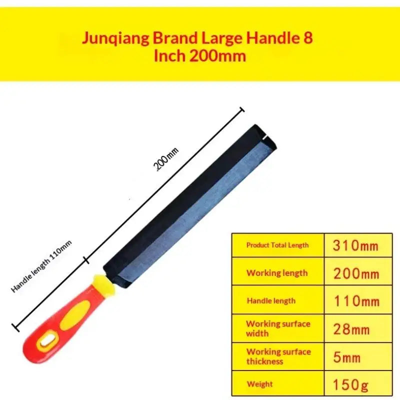 T12 Steel Rhombus File with Non-Slip Handle | Woodworking