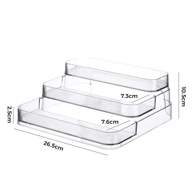 Multi-Layer Clear Makeup Organizer | Dustproof Cosmetic Storage