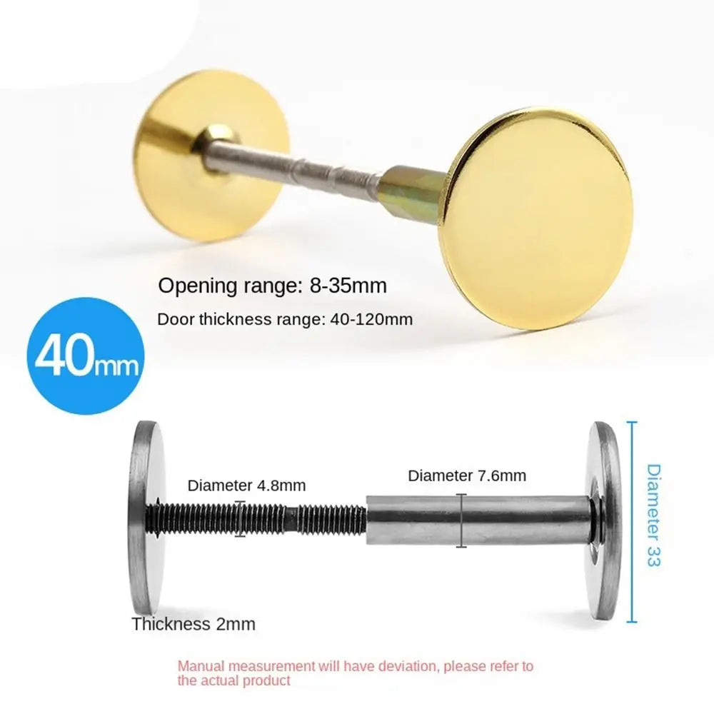 Galvanized Door Hole Cover & Cat Eye Lock Blocker Patch