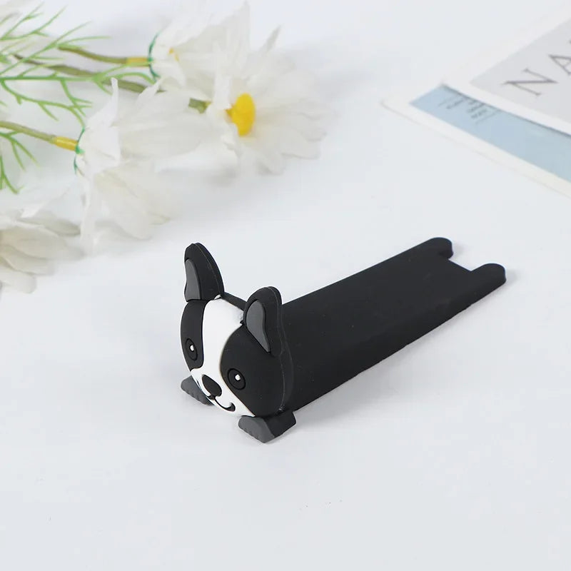 Floor Door Stopper – Anti-Slam PU Rubber Block, No-Drill