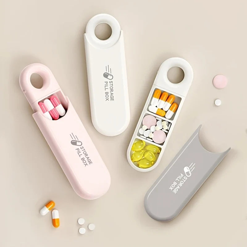 Portable Daily Pill Organizer – 3-Meal Supplement & Vitamin Case