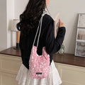 Korean Sequin Bucket Bag – Mini Crossbody Shoulder Bag