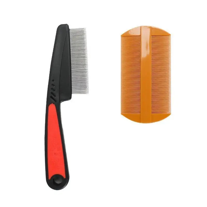 Pet Grooming Comb – Stainless Steel Fine Tooth Cat & Dog Brush