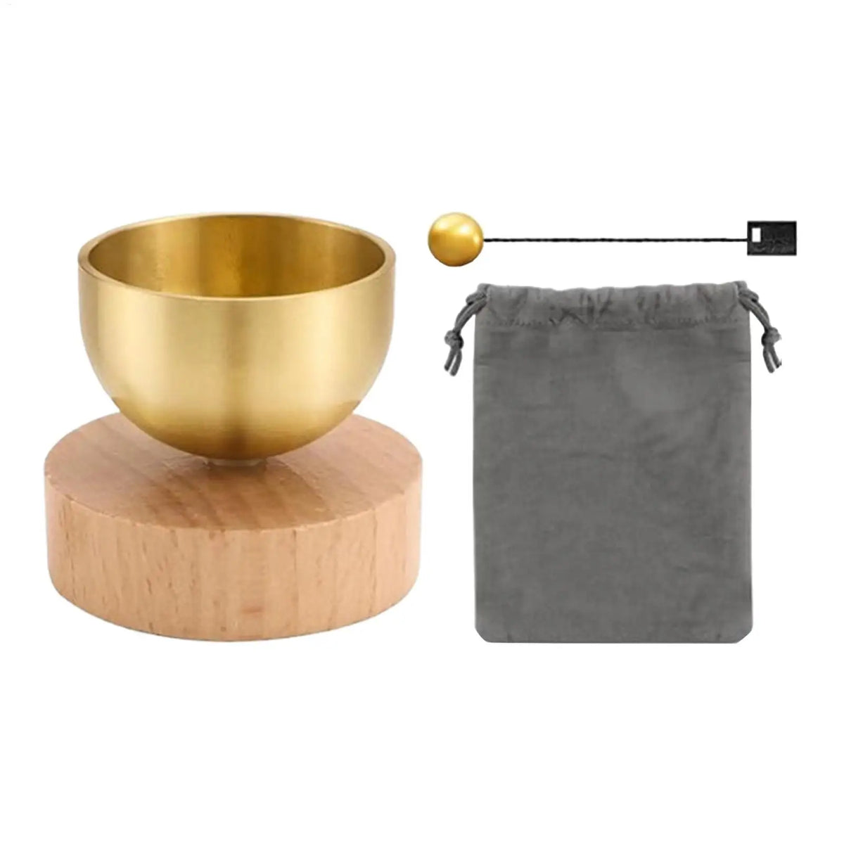 Mini Brass Singing Bowl Set – Yoga Meditation Sound Bowl