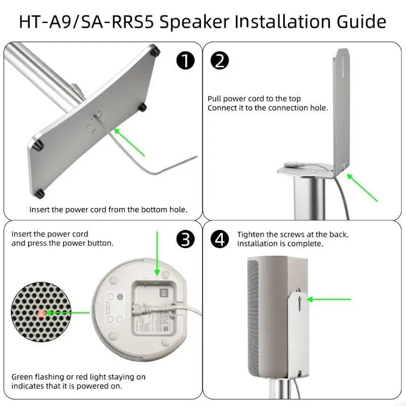 Speaker Floor Stand for HT-A9M2 / HT-A9 / SA-RRS5 Aluminum