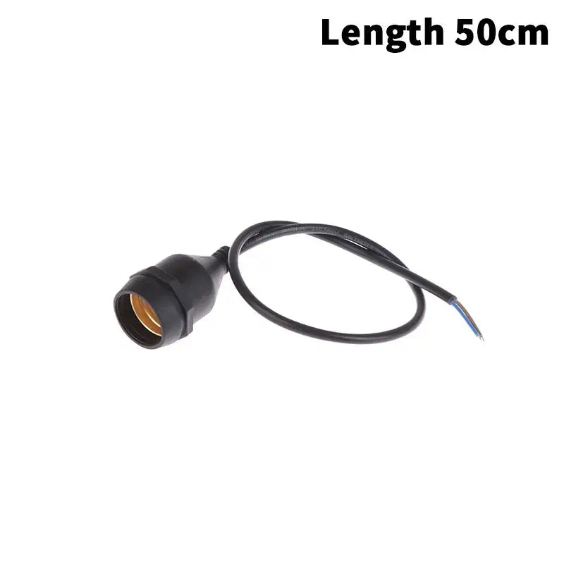Waterproof E27 Lamp Holder with Power Cord Socket | 20–200CM